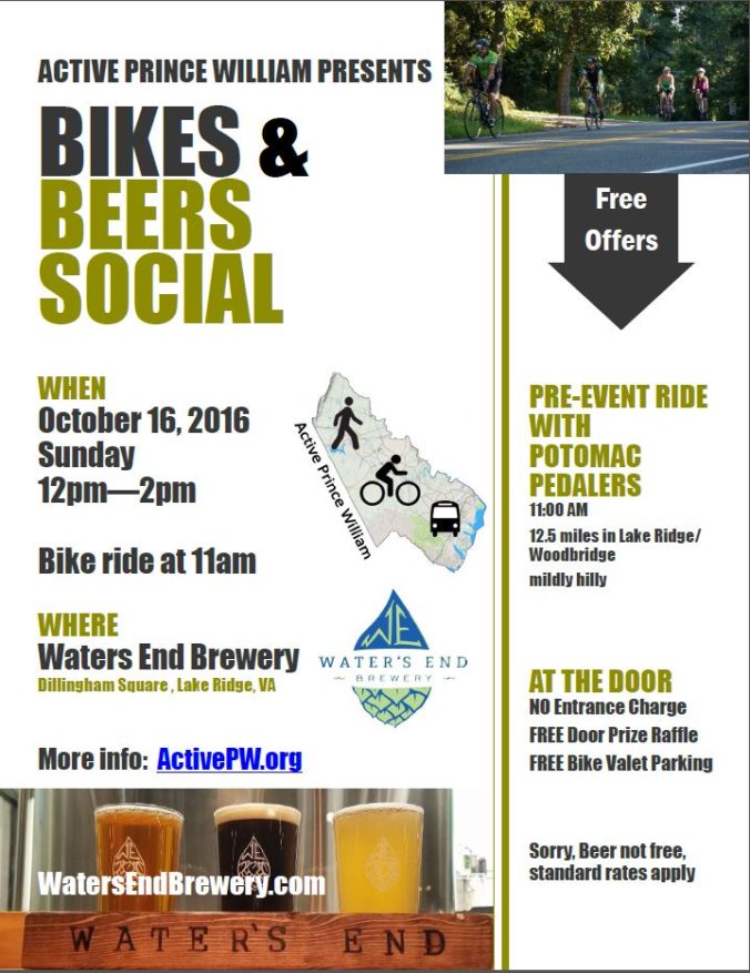 Bikes and Beers Social Flyer