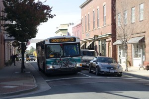 cross county connector in downtown manassas with bike 2