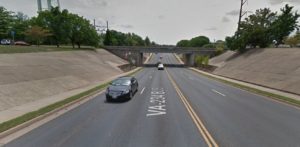 GrantAve Streetview at railroad underpass